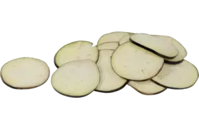 Aubergine plak 10mm 2,5kg